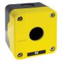Europa Control Station Enclosure Yellow Single 22mm Accessory Hole