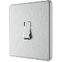 BG Screwless Brushed Steel FBS13 20A Intermediate Switch 