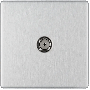 BG Screwless Brushed Steel FBS60 TV Aerial Co-Axial Socket