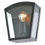 Forum Zink Artemis Arched Lantern Light ES Black Glass