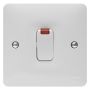 Hager Sollysta Double Pole Switch with LED 20A WMDP84N