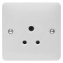Hager Sollysta Unswitched Single Socket 5A SP White WMS51