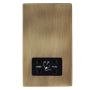 Hamilton Hartland G2 Shaver Socket Antique Brass Black