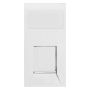 Hamilton Eurofix Euro Master Telephone Socket Single Module White