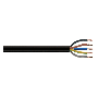 H07RNF 5 Core 4mm Rubber Flexible Cable 1M