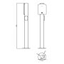 Hypervolt Home 3 Pro Cylinder Mounting Plinth Stainless Steel