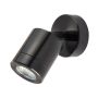 Collingwood LED Wall Light Adjustable 2700K Black IP65