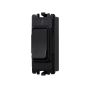 Forum Culina Kinetic 1 Gang On/Off Switch Black