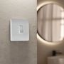 Forum Lighting 1 Gang Switch White Dimmable Battery-Powered
