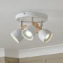 Forum Lighting Oliver Spotlight 3 Lamp Plate GU10 White