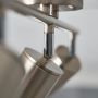 Forum Lighting Joshua Spotlight 3 Lamp Plate Mount GU10 7W Nickel IP44
