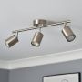 Forum Lighting Joshua Spotlight 3 Lamp Plate Mount GU10 7W Nickel IP44