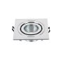 Forum Lighting Cali Downlight Square GU10 35W Chrome IP65