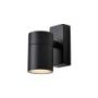 Forum Zink Leto GU10 Outdoor Spotlight Black