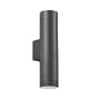 Forum Lighting Morro Outdoor Wall Light GU10 14W Anthracite IP44