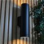 Forum Lighting Morro Outdoor Wall Light GU10 14W Black IP65