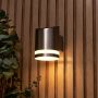 Forum Lighting Trimdon Solar Wall Light LED 2W Stainless Steel IP44