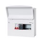 MK Sentry 4 Way RCBO Consumer Unit with SPD and Main Switch YS5708SMET