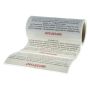 RCD Test Labels 130 x 60mm Self Adhesive Roll of 100