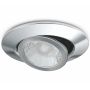 JCC V50 LED Downlight Tiltable Dimmable 6W CCT Chrome IP65