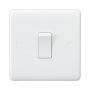 Knightsbridge 1 Way Switch 1 Gang 10AX CU1000