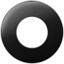 Luceco Flat Black Nickel Bezel for FType Downlights EFCFBZBN