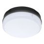Luceco Mosi 12W LED Emergency Bulkhead 4000K IP65 Black LBM290B11E40