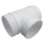 Manrose 100mm Round Ducting T Piece 44920