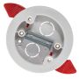 Marshall Tufflex Round Dry Lining Box Double Entry MDCRB2WHI