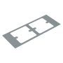 Marshall Tufflex Floor Box Mounting Plate Two 1 Gang UP633