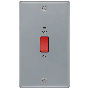 BG Electrical Metalclad MC572 45A DP Switch with LED