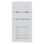 MK Euro Module K5821WHI 1 Module Telephone Socket White