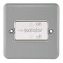 MK Metalclad K2859ALM 10A TP Fan Isolator Switch Grey