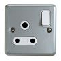 MK Metalclad K2873ALM 15A 1 Gang DP Round Pin Switch Socket