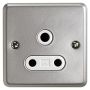 MK Metalclad K843ALM 15A 1 Gang Round Pin Socket