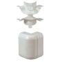 MK Prestige 3D Dado and Skirting VP182WHI External Corner White