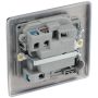 BG Nexus Metal Switched Fused Spur Antique Brass