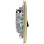BG Nexus Metal Switched Fused Spur Antique Brass