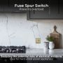 BG Nexus Metal Switched Fused Spur Antique Brass