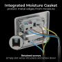 BG Nexus Metal Switched Fused Spur Antique Brass