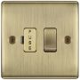 BG Nexus Metal Switched Fused Spur Antique Brass
