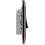 BG Nexus Metal NBN15 10A Switch 3 Pole Fan Isolator Black Nickel