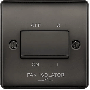 BG Nexus Metal NBN15 10A Switch 3 Pole Fan Isolator Black Nickel