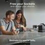 BG Nexus Metal 13A Switched Socket USB A C 22W Black Nickel