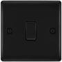 BG Nexus Metal 20A Switch 1 Gang 2 Way Matt Black