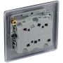 BG Nexus Metal 10A Switch 3 Pole Fan Isolator Matt Black
