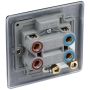 BG Nexus Metal 45A Double Pole Switch Neon Matt Black