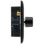 BG Nexus Metal Dimmer Switch 2 Gang Matt Black