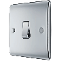 BG Nexus Metal NPC12 20A Switch 1 Gang 2 Way Polished Chrome
