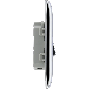 BG Nexus Metal NPC12 20A Switch 1 Gang 2 Way Polished Chrome